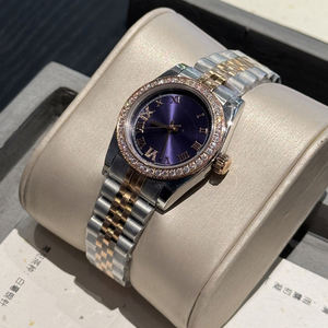 นาฬิกาจักรกลอัตโนมัติสแตนเลสสตีลสั่งทำพิเศษ ประดับขอบเพชรซิร์คอนสุดหรู - Product Image 5