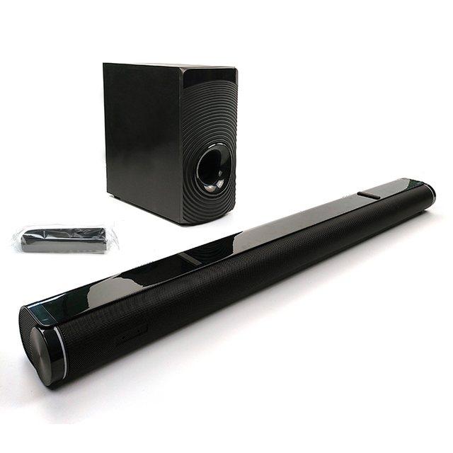 Home Theater System BT Wireless 2.1ch TV Soundbar 6.5" Plastic & Aluminium 4+ Speakers High Power Audio Loudspeaker Surround