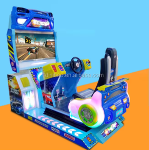 Prezzo di fabbrica 42 pollici schermo Arcade gettoni giochi 3D Post apocalittico caos giochi simulatore di corse - Product Image 1