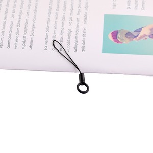Cordon de téléphone noir en résine plastique avec boucle, accessoires pour téléphone portable, collection Printemps 2024, origine Yiwu - Product Image 5
