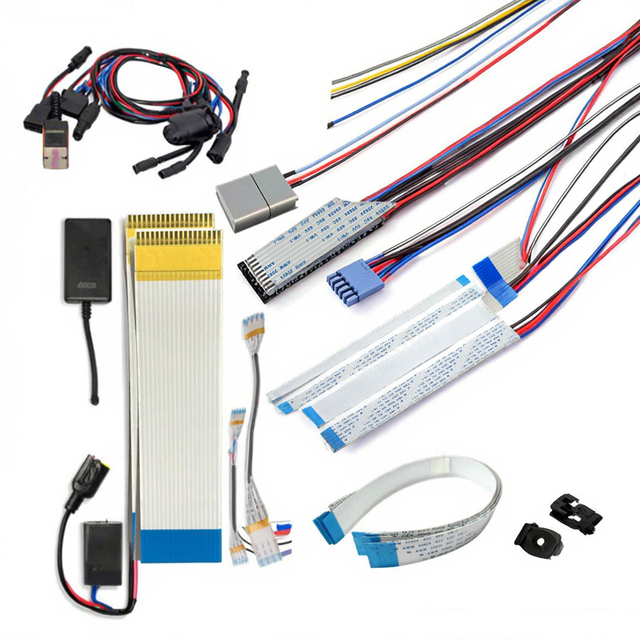Custom Antmade 1.5mm PVC Flexible Copper Conductor Flat Cable (FFC) for Raspberry Pi Camera Players Automotive Wiring Harness
