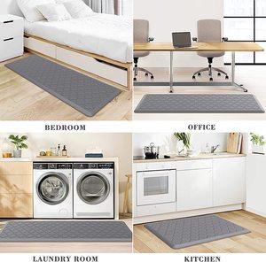 <span class=keywords><strong>Moderno</strong></span> tappetino da <span class=keywords><strong>cucina</strong></span> Runner tappeti spessi ammortizzati Anti-fatica impermeabile <span class=keywords><strong>antiscivolo</strong></span> da scrivania ergonomico Comfort elegante - Product Image 6