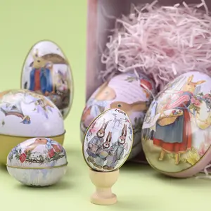 Coelho de Páscoa para decoração de casa, ovo de Páscoa pequeno, médio e grande, casca de ovo de Páscoa colorido, coelho doce, presente para crianças, novidade