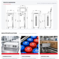 Fabricant d'imprimantes à jet d'encre UV OEM PIJ, vente en gros de machines de codage à jet d'encre industrielles, distributeur de marques privées, CE FCC RICOH