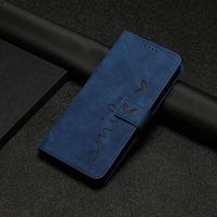 Étui de téléphone portable en cuir PU mat rétro en forme de cœur, de luxe, antichoc, peinture UV pour Itel