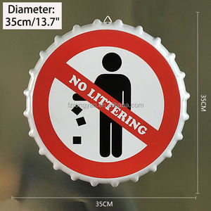 Letrero Metálico Vintage de Moda 2026 con Diseño de Tapas de Botella para Decoración de Pared en Bares, Clubes, Cafeterías y Hogares - Product Image 1