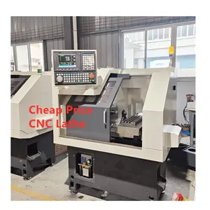 CL-07 Alta precisão velocidade cama inclinada Auto Bar Alimentação Torno CNC Máquina 15 torno cnc máquina para metal