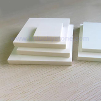 Dalle en céramique d'alumine réfractaire à 99,7 %, 100x50x5mm, 1600°C, céramique industrielle avec services de cintrage/soudage/moulage