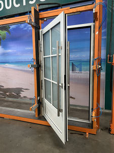 MINGLEI Style européen Grill Design <span class=keywords><strong>porte</strong></span> en aluminium à rupture thermique Triple vitrage haute isolation <span class=keywords><strong>ouverture</strong></span> <span class=keywords><strong>vers</strong></span> <span class=keywords><strong>l</strong></span>'<span class=keywords><strong>extérieur</strong></span> <span class=keywords><strong>porte</strong></span> <span class=keywords><strong>d</strong></span>'<span class=keywords><strong>entrée</strong></span> - Product Image 4