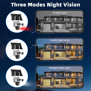 Hongglobal 8MP 4k V380 Pro surveil 4G ống kính kép năng lượng mặt trời Powered PTZ <span class=keywords><strong>camera</strong></span> không dây <span class=keywords><strong>360</strong></span> ngoài trời <span class=keywords><strong>wifi</strong></span> an ninh CCTV 4G năng lượng mặt trời máy ảnh - Product Image 5