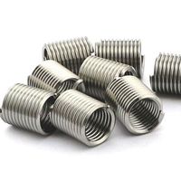 Din 8140 Inconel X-750 m18 Coil Spring Shape Wire Thread Insert Helical Silver Coiled Insert Thread Repair Inserts
