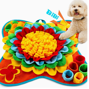 Tapis de renifflement pour chien pour l'entraînement à la recherche de nourriture, tapis d'alimentation lavable pour animaux de compagnie, jouet puzzle à alimentation lente, encourage les compétences naturelles de recherche de nourriture - Product Image 2