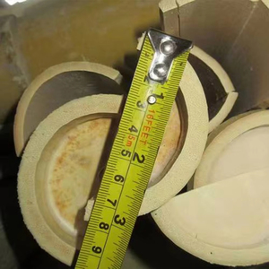 Fabbrica di alta qualità mezzo tondo giallo dritto grande palo di bambù all'ingrosso - Product Image 3