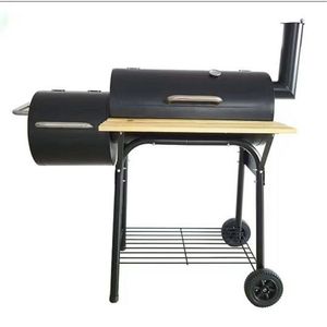 Parrillas de Barbacoa Tipo Barril con Ruedas/ Ahumador Tennessee con Recubrimiento en Polvo/ Parrilla de Barbacoa con Ruedas en Oferta - Product Image 5
