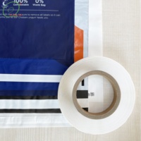 Ruban adhésif permanent pour sacs en colle thermofusible pour sceller les sacs en plastique, rubans adhésifs permanents pour l'emballage des enveloppes