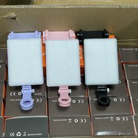 HighBrightness Mini LED Panel AYDINLATMA klipsli telefonlar ve dizüstü bilgisayarlarda selfie'ler ve görüntülü aramalar için Ideal