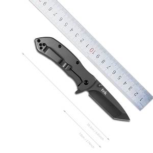 Con su diseño individual Mango negro G10 Cuchillo plegable EDC - Product Image 1