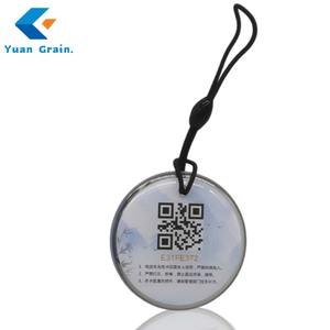 풀랩 에폭시 미니 도그 태그 펜던트 213 215 EM4305 동물 추적 RFID NFC 13.56 MHz 방수 애완동물 ID 태그 - Product Image 2