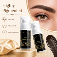 Crème de teinture pour sourcils semi-permanente au henné, rehausseurs de sourcils liquides naturels