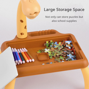 Trẻ em nhựa có thể tháo rời bảng chiếu dẫn sơn Bảng câu đố - Product Image 3