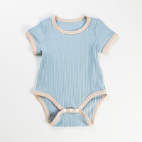 Neuer Sommer-Baby-Dreiecksbody Einfarbig Niedlicher Modischer Säuglings-Strampler Weich Bequem Atmungsaktiv Baby Mädchen Jungen Kleidung