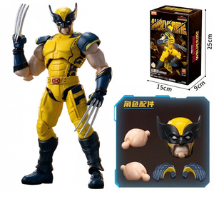 Blokeess Marvel <span class=keywords><strong>Wolverine</strong></span> Originale, Modellini da Assemblare, Giocattolo da Collezione Fai-da-Te, Bestseller, Personaggio Realistico - Product Image 5