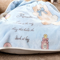Couverture pour animaux de compagnie en flanelle double face, épaisse et chaude, pour chien et chat, douce et confortable pour canapé et lit