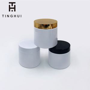 Envase de Plástico PET Ámbar/Blanco de 8oz con Tapa Dorada para Crema Cosmética, Gel para el Cabello, Exfoliante Corporal, Mantequilla Corporal, en Tamaños de 100ml, 120ml, 150ml, 200ml y 250ml - Product Image 5