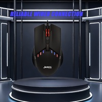 Souris de jeu rétroéclairée par LED à haut DPI suivi optique filaire USB pour ordinateur portable et ordinateur de bureau Gamers Stock disponible