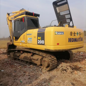 Excavadora Usada de Servicio Pesado Cummins Komatsu PC200-7/PC200-8 Modelo 2023 para Tareas de Movimiento de Tierras y Demolición, Potencia de 107kW, Cucharón de 0.48-1.5m - Product Image 1