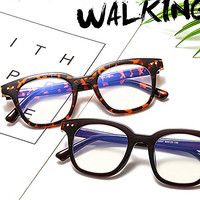 Gafas con montura óptica cuadrada clásicas vintage de alta calidad para hombre y mujer con logotipo personalizado, gafas con bloqueo de luz azul para hombre y mujer