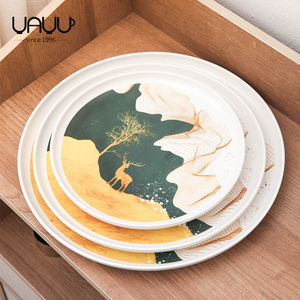 FENN gros décalcomanie plaine hôtel dîner <span class=keywords><strong>porcelaine</strong></span> plaque <span class=keywords><strong>de</strong></span> cuisson en céramique dîner plats servant <span class=keywords><strong>de</strong></span> la <span class=keywords><strong>vaisselle</strong></span> <span class=keywords><strong>de</strong></span> <span class=keywords><strong>Noël</strong></span> pour la maison - Product Image 3