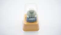 Snack d'été populaire : Glace en forme d'ours au design unique, glace 3D de haute qualité
