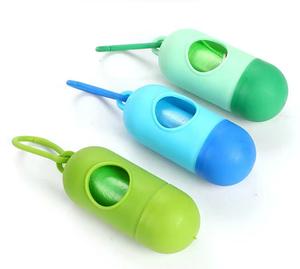 맞춤형 판촉 휴대용 알약 모양 개 쓰레기 똥 쓰레기 디스펜서 15pcs 쓰레기 봉투 애완 동물 제품 - Product Image 6