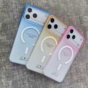 Coque de téléphone magnétique en PC intégral dégradé et givré pour iPhone 17 Air 16 15 14 Plus 13 12 11 Pro Max, antidérapante - Product Image 6