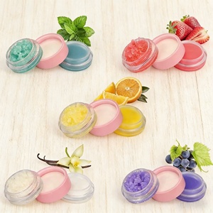 Gommage pour les lèvres aux fruits végétaliens 2 en 1, baume pour les lèvres hydratant, étiquette privée, logo personnalisé, gommage pour les lèvres au sucre - Product Image 2
