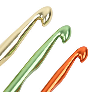 Vente en gros d'aiguilles à <span class=keywords><strong>tricoter</strong></span> et de crochets de 10, 12, <span class=keywords><strong>15</strong></span> mm avec manche en métal et cristal, accessoires de couture écologiques, style tendance, pour travaux manuels DIY - Product Image 3