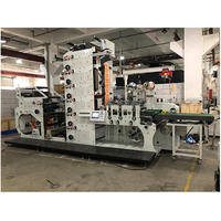 Imprimante d'étiquettes automatique 7 couleurs pour films plastiques, feuilles d'aluminium, rouleaux de papier, machine d'impression flexo, découpe de sacs en plastique et sacs en papier