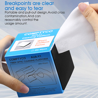 Papier de nettoyage en papier sans poussière AUA-Y1 COMPTYCO SC/FC/ST/LC outils de nettoyage en fibre optique de bonne qualité papier de nettoyage en fibre