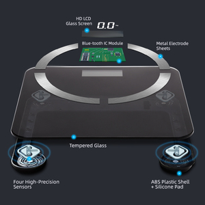 Cân điện tử thông minh đo mỡ cơ thể Canny, kết nối Bluetooth 4.0, tích hợp ứng dụng, phân tích thành phần cơ thể - Product Image 5