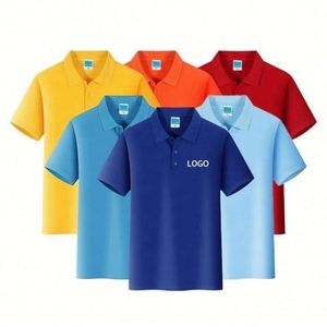 เสื้อโปโลผ้าฝ้ายเนื้อนุ่ม ราคาถูก เสื้อโปโลชายแขนสั้นเรียบง่าย สำหรับสกรีนโลโก้ - Product Image 4