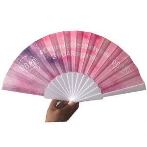 Éventails pliants décoratifs en plastique, design personnalisé, style espagnol, portables, pour mariages - Vente chaude promotionnelle - Product Image 3