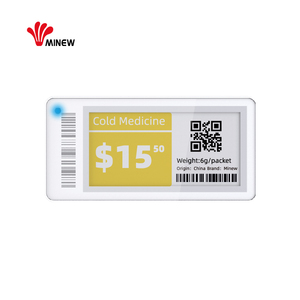 Nhãn Giá Thông Minh Của Nhà Sản Xuất Nhãn Kệ Điện Tử Esl 2.13 Inch Thông Minh Cho Vé Siêu Thị Giá Kỹ Thuật Số - Product Image 2