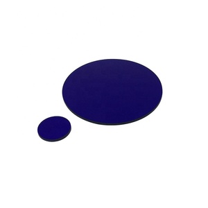<span class=keywords><strong>Verre</strong></span> filtrant optique bleu cobalt sur mesure Yangxin, transmittance de 90 % pour <span class=keywords><strong>verre</strong></span> de vue incendie QB28 QB3 - Product Image 1