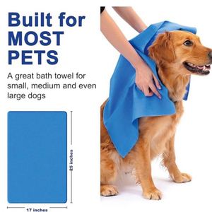 Comfortable Portable Pet Towel Eco-Friendly Super Absorbent Quick Drying <b>Dog</b> <b>Bath</b> Towel Universal Plastic Cleaning Grooming - Product Image 5