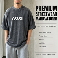 T-shirt graphique personnalisé 100 % coton OEKO-TEX pour homme, coupe oversize, effet délavé, par le fabricant