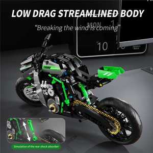 Blocs de construction pour enfants et adultes, modèle de <span class=keywords><strong>moto</strong></span> cool, design classique, collection, ornement décoratif, briques <span class=keywords><strong>à</strong></span> assembler, jouet DIY - Product Image 6