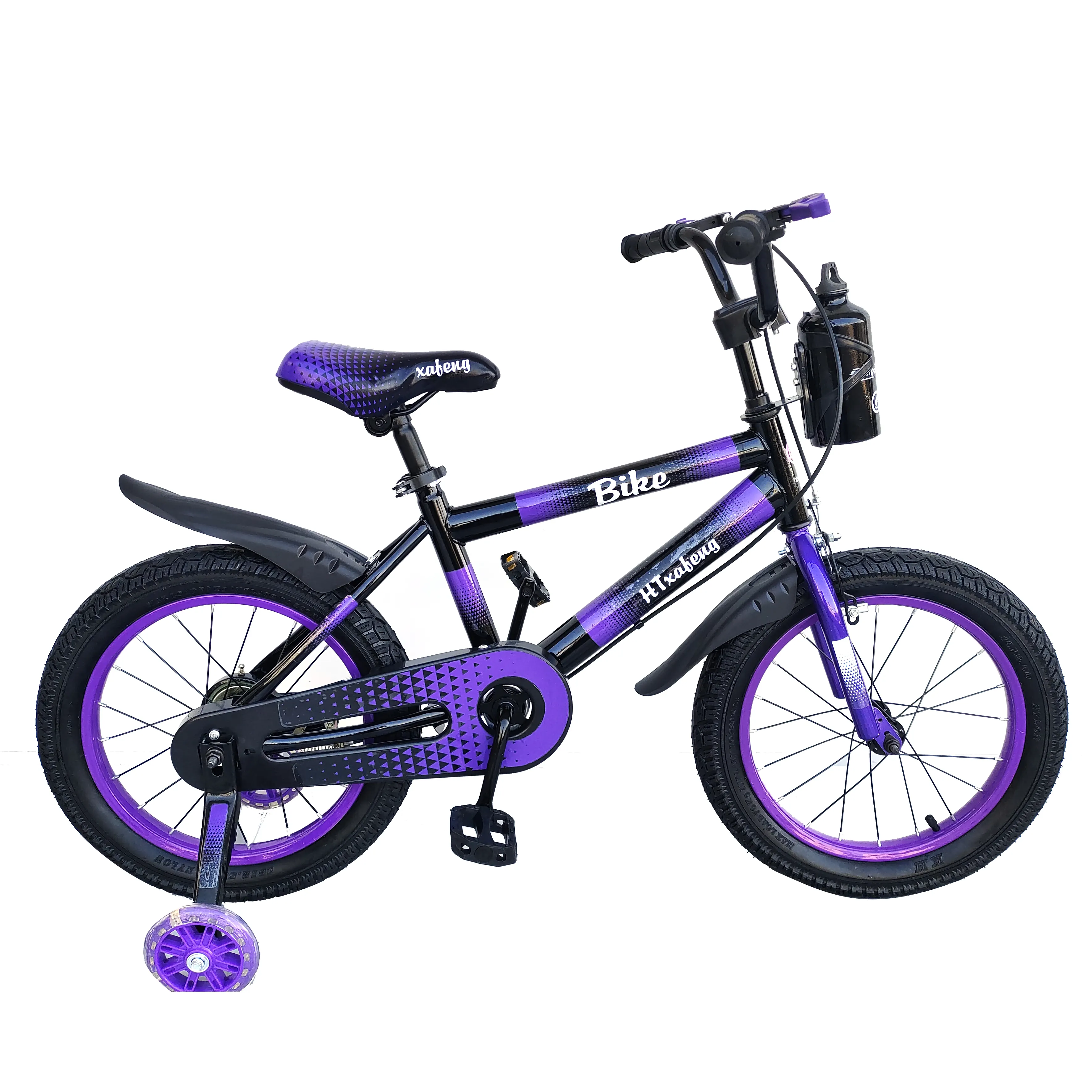 Biciclette per bambini in acciaio all'ingrosso/nuovo modello approvato CE ciclo da 12 pollici per bambini/bici per bambini a 4 ruote a buon mercato OEM per bambini da 3 a 5 anni