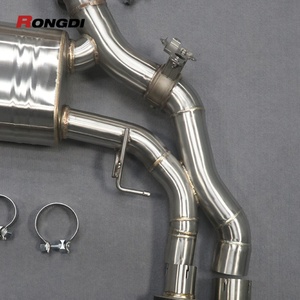 ท่อไอเสียแคทแบคสมรรถนะสูง อะไหล่แต่งรถยนต์ ท่อไอเสียแบบมีวาล์ว สำหรับ Bmw X3m X4m F97 F98 3.0t Valvetronic Muffler - Product Image 4