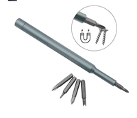 Set Obeng 24-in-1 dengan Kotak Pegangan Aluminium Magnetik Presisi dan Mata Obeng Baja S2 untuk Perbaikan Ponsel, Laptop, dan Jam Tangan